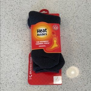 Heat holder charcoal socks